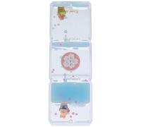 Amosfun Blue Cherry Blossom Pig Tabletop Liquid Timer Oil Drop Hourglass Decorative Ornament Sensory Stress Relief for Home Office Desk Décor