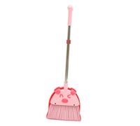 Amosfun Boy Girl's Broom and Dustpan Set Safe Cleaning Tools for Toddlers Household Helper for Boy Girl Fun Role Play Housekeeping Toy Set Young Helpers