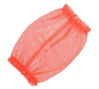 Amosfun Breathable Mesh Dog Ear Protectors Snood for Dogs and Cats, Easy to Wear Summer Ear Muffs Preventing Self-inflicted Injuries, for Grooming and Outdoor Walks in Orange