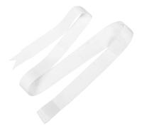Amosfun Bridal Satin Belt Wedding Sash Silk Ribbon Belt Long Wide Simple Classic Band Sash for Women Special Occasion Wedding Dress Purple 270 * 4 cm White