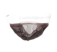 Amosfun Brown Hair Cap Front Adjustable Women Wig with Lace for 4-inch Mesh Design, Comfortable Stylish Net Cap Preventing Slipping and Making and Daily Use