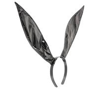 Amosfun Bunny Ears Headband Leather Cosplay Headpiece Pointed Rabbit Ears for Women Adults Party Dress up Hair Accessory
