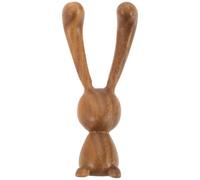 Amosfun Bunny Massager Rolling Massage Stick Natural Sandalwood Wood Compact Portable 4.7x1.2x0.8 Inch Safe Nonirritating Targeting Trigger Points Jawline Neck Massage Tool for Use