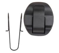 Amosfun Car Glasses Clip Sunglasses Holder for Car Visor Black Small for Keeping Glasses Secure While Driving