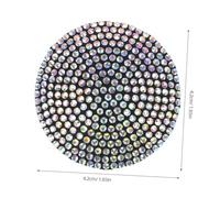 Amosfun Car Push Start Button Cover Bling Rhinestone Decorative Protector for Ignition Switch Scratch-resistant Car Bling Accessories for Women Easy Installation Interior Upgrade