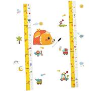Amosfun Cartoon Boys and Girls Growth Chart Wall Sticker Fun and Practical Height Measure for Nursery Decor