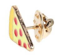 Amosfun Cartoon Pizza Brooch Pin for Women - Cute Enamel Food Lapel Pin, Small Colorful Collar Accessory for Party Costumes and Clothing Decoration