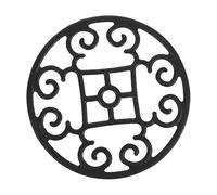 Amosfun Cast Iron Wok Ring and Gas Stove Pot Holder Heat-resistant round Trivet Support Rack for Household Gas Cooker Stove Wok Rack Suitable for Cooking