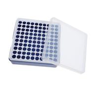Amosfun Centrifuge Tube Storage Box Reusable Test Tube Holder Organizer Laboratory Sample Case