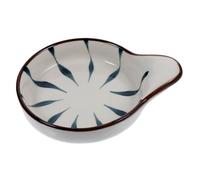 Amosfun Ceramic Dipping Sauce Dish for Soy Mustard Chili Oil Compact Snack Holder for Salad Dressing and Condiments Stain-Resistant Serving Bowl for Dinner Table Decoration