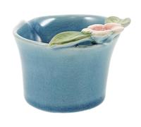 Amosfun Ceramic Oil Mixing Bowl for Essential Oils and Facial Masks Smooth Porcelain Dish for Beauty Spa Versatile Bowl for Creams Seasoning and Aromatherapy Use