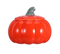 Amosfun Ceramic Pumpkin Bowl, 150ml/5oz Pumpkin Soup Bowls with Lid, Kitchen Small Candy Dish for Storage, Halloween Party Favors