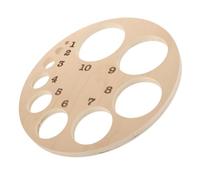 Amosfun Cervical Dilations Board Educational Wooden Fetal Position Wheel for Childbirth Classes Realistic Model for Anatomy Learning Enhances Obstetric Training Effectiveness