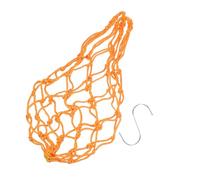 Amosfun Chicken Veggies Net Bag Lightweight Rope and Stainless Steel Hanging Feeder Hook for Poultry Storing Bread and Interactive Feeding