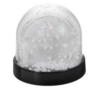 Amosfun Christmas DIY Photo Snow Globe with Whirtable Base, Personalised Snowglobe for Pictures in 7 X 6.3 Cm, Make Your Own Snow Globes, Christmas Keepsake