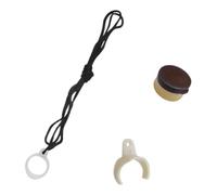 Amosfun Clarinet Thumb Rest Sleeve Finger Rest Cover with Lubricating Oil Plastic Nylon Finger Protection Not Easy to Deform Music Accessories for Clarinet Players