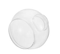 Amosfun Clear Glass Oil Lamp Chimney Opening High-Temperature Resistant Replacement Globe Shade for Victorian Lanterns and Vintage Oil Lamp Parts