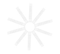 Amosfun Clothing Hanger Strips Non-slip Silicone Gripper Strips 1.0cm Wide Rubber Windproof Coat Hanging Accessories 50pcs Set for Wooden Hangers