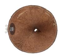 Amosfun Coconuts Birds House Sleeping Bird Bed Coconut Shell Natural Brown House Pendant for Nesting Parakeet