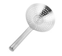 Amosfun Colander Skimmer Stainless Steel Mesh Ladle Cooking Asian Strainer Leak Spoon Food Strainer 22cm Steel Handle Lightweight Kitchen Utensil Household