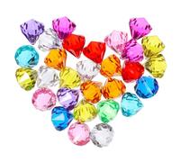 Amosfun Colorful Gemstone Gems for Birthday Party Classroom Prizes Halloween Decor Vase Filler Treasure Hunt Activity