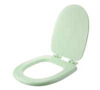 Amosfun Comfortable Bathroom Accessory and Quiet Close Function Soft Foam Toilet Seat with Thick Cushioning and Easy Installation Suitable for Standard Toilets with Hinge