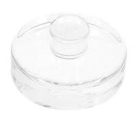 Amosfun Compact Wide Mouth Glass Crock Fermenting Jar Lid with Heavy Stone Weight for Sauerkraut Kimchi Pickles and Organic Sprouts Mason Jar Accessory for Safe Leavening and Easy Opening