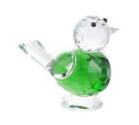 Amosfun Creative Crystal Bird Ornament Hand-blown Glass Statue for Home and Office Decoration Premium Vivid Glass Animal Figurine for Indoor Outdoor Use Unique Desktop Art Craft Adornment