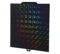 Amosfun D Printer Pvc Build Plate with Star Sky and Confetti Pattern, Upgraded Dual-textured Flexible Steel Platform for Heated Bed, 280x280mm, Easy Removal and Stable Adhesion