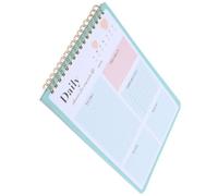 Amosfun Daily Plan Pad in Green Color Time Management Notepad with Date and To-do List for Efficient Academic and Work Schedule Planning
