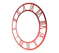 Amosfun Decorative Mirror Clock round Acrylic Mirror Wall Stickers for Living Surface Decorations for DIY Home Decor Projects