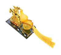 Amosfun Deer and Gourd Car Dashboard Ornament Cute Interior Perfume Holder for All Car Models Space Saving Design Symbolic Blessings of Safety and Luck Enhances Driving Atmosphere