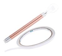 Amosfun Diamond Art Wheel with Glowing Gold Roller and Double-Sided Tape, Handmade Painting Tool for Rhinestone Embroidery and Diamond Drawing Craft Supplies