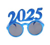 Amosfun Digital Glasses Year Costume Accessory Happy Year Eyewear Prop for Party Photo Frame Props