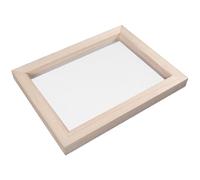 Amosfun DIY Paper Making Frame for Children A5 Wooden Papermaking Screen Double-Linked Mold Handmade Paper Crafting Kit for Boys and Girls Educational Handcraft Supplies