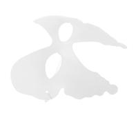 Amosfun DIY White Butterfly Mask for Easy to Paint Blank Comfortable Fit for School Crafts Birthday Parties and Halloween Decorations