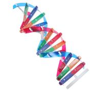 Amosfun Dna Model Double Helix Spiral Structure Human Gene Model with ABS Material and Easy to Assemble Design for Educational Demonstrations and Science Teaching