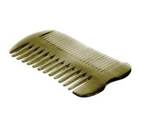 Amosfun Double-Sided Ox Horn Comb Wide Tooth Thin Tooth Scalp Massager for Women and Pocket Hair Care Tool