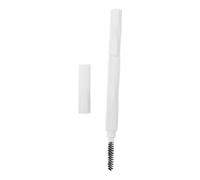 Amosfun Dual-Ended Eyelash Separator Tool with White Plastic Handle and Soft Bristles, Gentle Grooming Eyebrow Brush and Comb for Women, Portable Classic Style Makeup Accessory