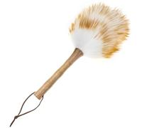 Amosfun Dulcimer Clean Brush Guzheng Clean Brush White Wood Plush Dust Duster Not Easily Deformed Not Easily Broken Assorted style for Musical Instruments Cleaning