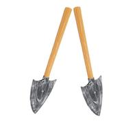 Amosfun Dwarf Toy Spade and Fake Spade Prop Set, Lightweight Plastic Decorative Shovel for Halloween Party, Stage Performance, Photo Props, 2 Pieces