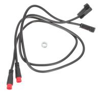 Amosfun E-Bike Brake Sensor Cable 1 Pair Electric Bike Brake Cable Kit with Julet 2-pin Connector 0.5m Wire for Electric Bicycle