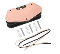 Amosfun Electric Guitar Humbucker Pickup Set with Dual-coil Magnetic Design and Clean Audio for Pickup Acoustic Guitar Upgrades and Repairs, Plastic and Metal Material, Black Colour
