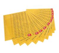 Amosfun Electric Panel Labels for Circuit Breaker Box with Colourful Design, Paper Material, 10 Sheets Pack, Classification Identification and Maintenance Facilitation, for Home Electrical