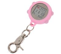 Amosfun Electronic Form Clip Watch Pocket Watch for Students Key Buckle Design for Exam Scenario Night Light Feature Random Style Selection