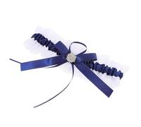 Amosfun Elegant Bridal Lace Wedding with Bowknot Design, Comfortable Fabric and Lace Material, Decorative Thigh Strap for Wedding Brides