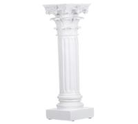 Amosfun Elegant Roman Pillar Candleholder Decorative Desktop Candle Stand Greek Column Design for Home Decor Photo Props and Micro-landscape Accent