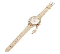 Amosfun Elegant Wristwatch for Woman with Leisure Metal Design and Adjustable Time, Featuring Glass Material and Button Battery, for Party Or School Occasions