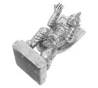 Amosfun Executive Knight Pen Holder Rotating Pencil Organizer for Desk Office Men’s Accessories Desktop Display Stand for Home and Craft Show Decoration