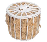 Amosfun Finch Nesting Box with Cotton Jute Nesting Materials and Basket, Comfortable Bird Nests for Cages Suitable for Parrot and Canary, for Porch and Garden Decoration